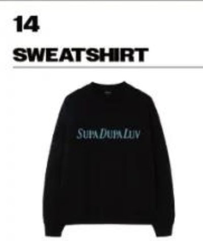 SUPA DUPA LUV SWEETSHIRT 大學T