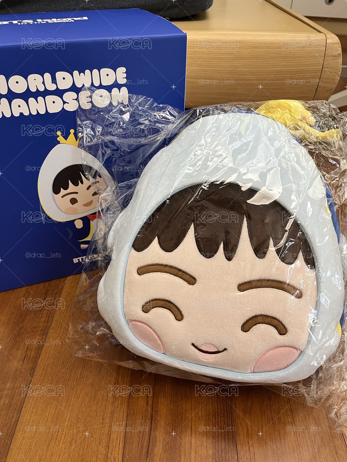 bts island wwh 抱枕毛毯