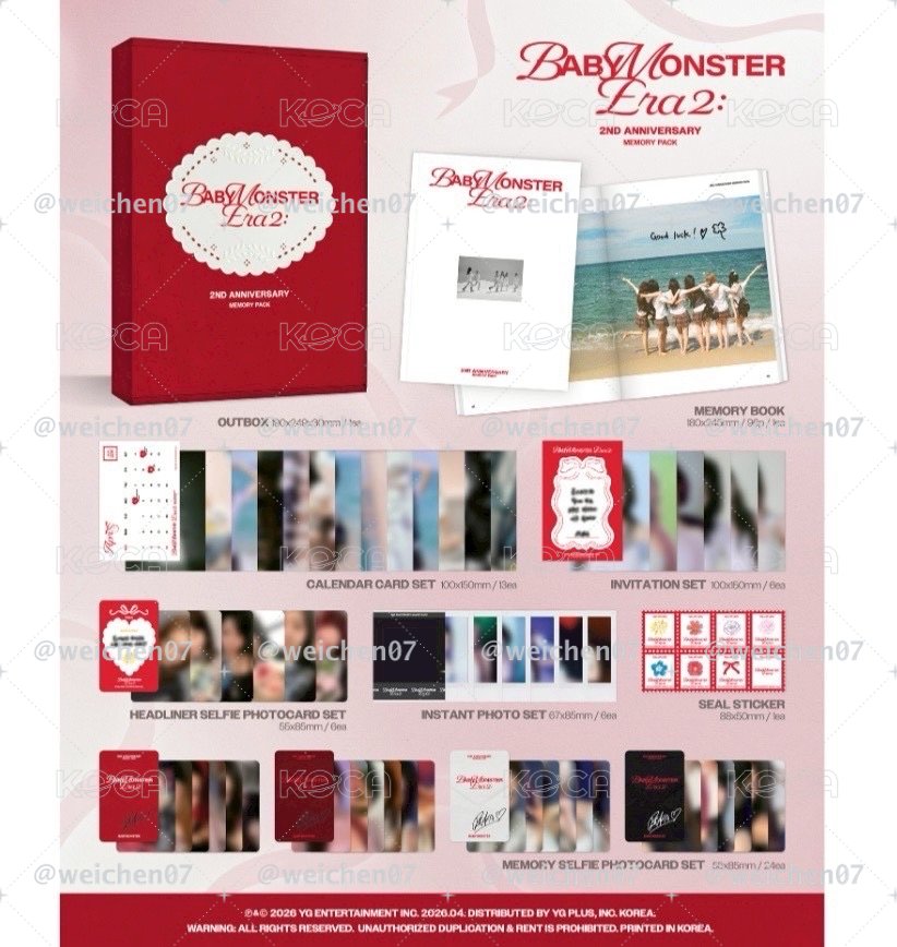 預購! BABYMONSTER｜二週年回憶錄