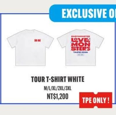 BABYMONSTER  台北限定 T-SHIRT