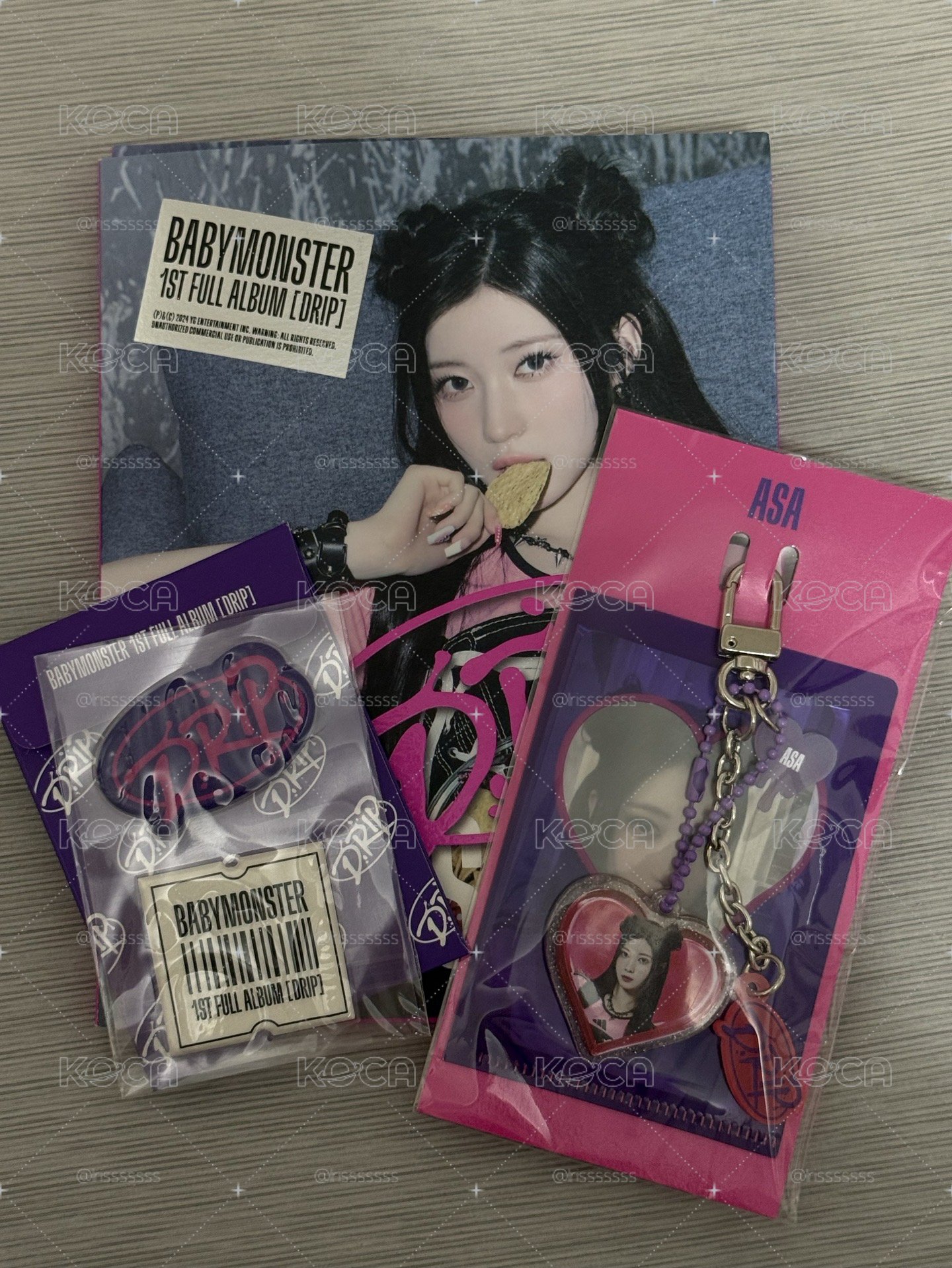 降價 Asa Drip周邊吊飾+套組特典貼紙+空專