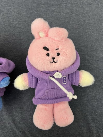 bt21紫色帽t系列cooky、tata