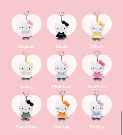 JISOO x HELLO KITTY聯名盲盒