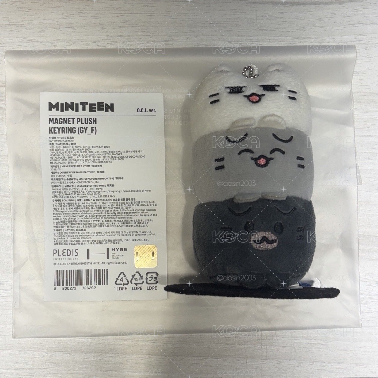 MINITEEN 坐娃 JUN