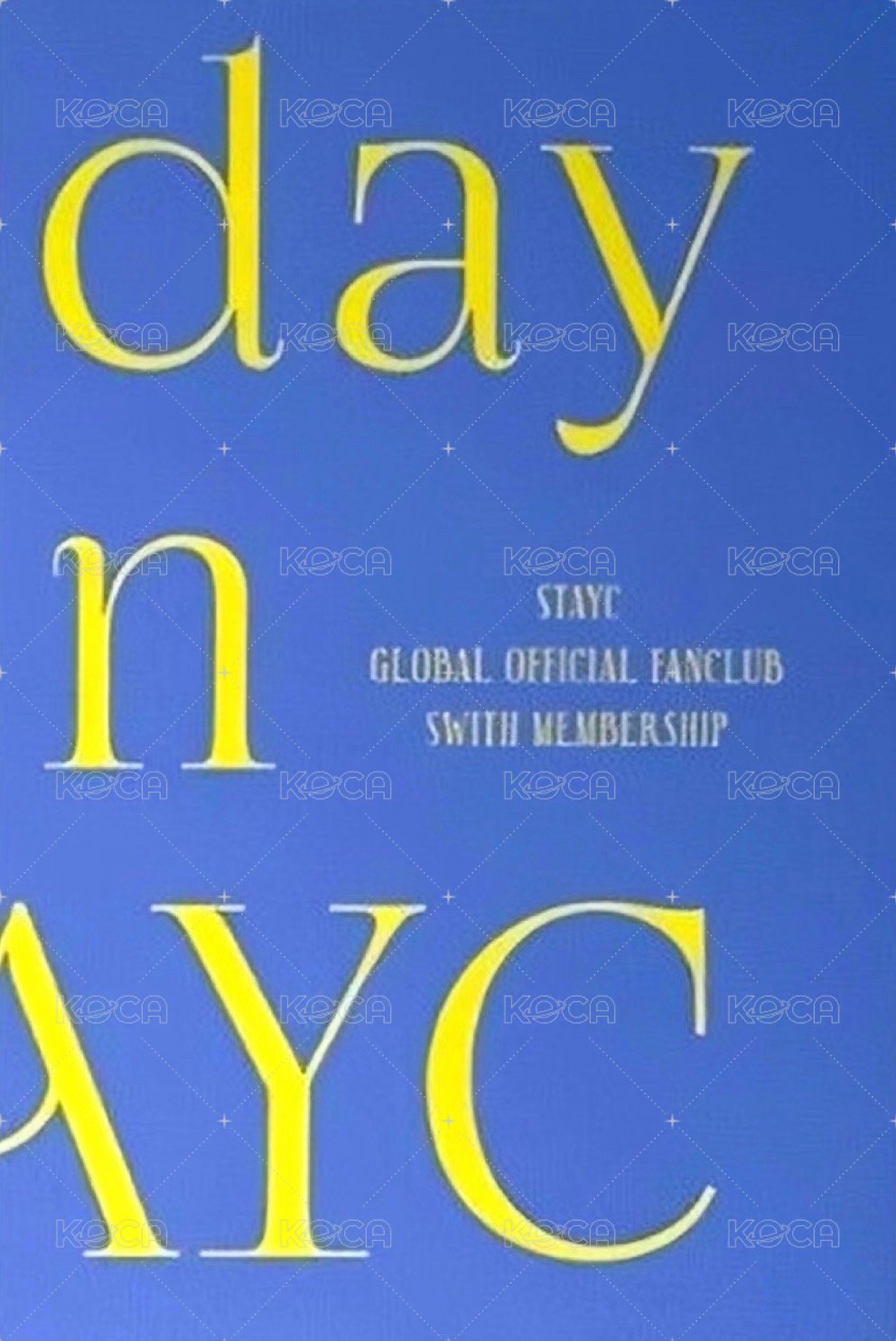 一期會員禮 會員禮卡  背面