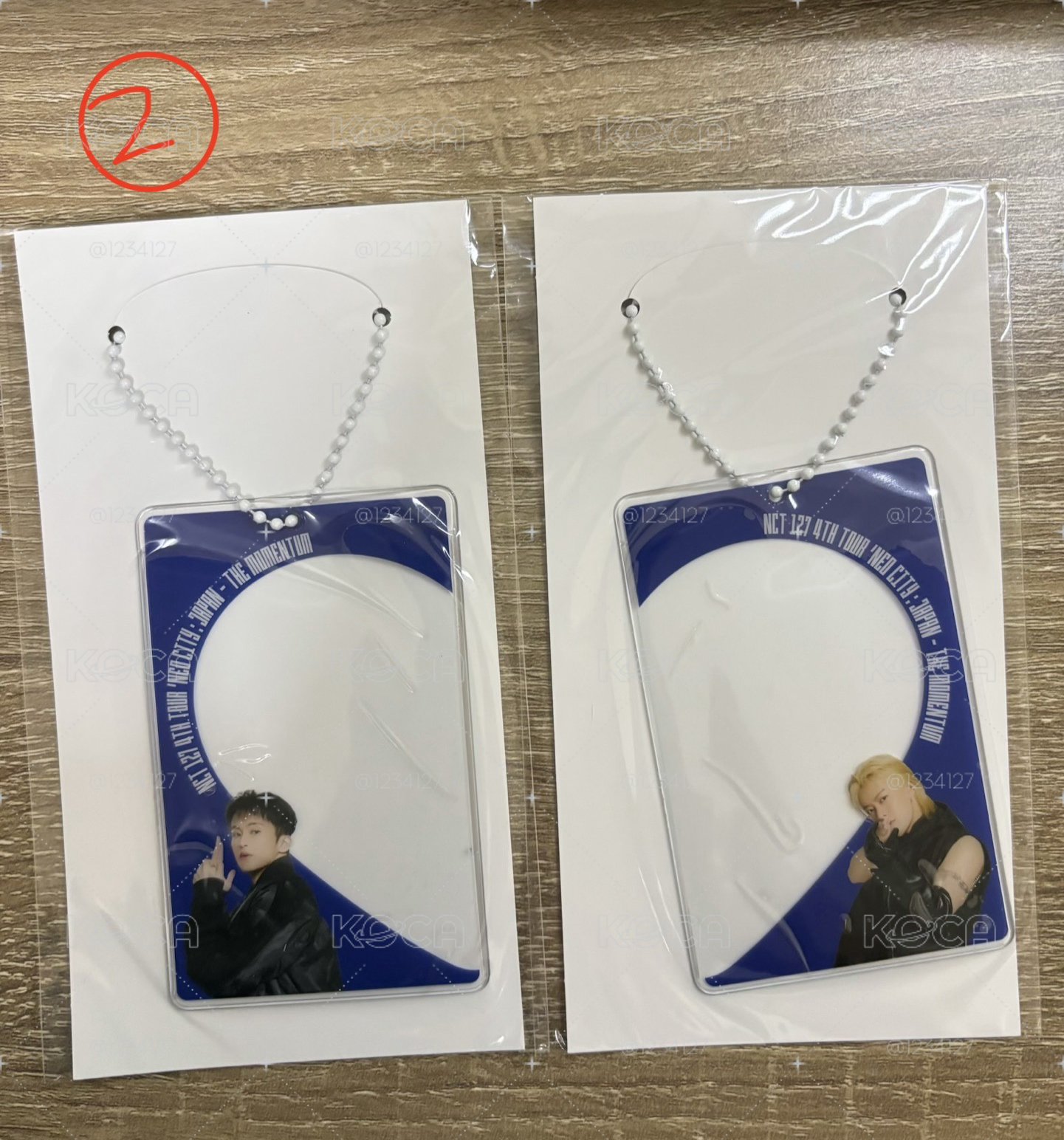 NCT127 日巡扭蛋愛心卡套全新未拆
