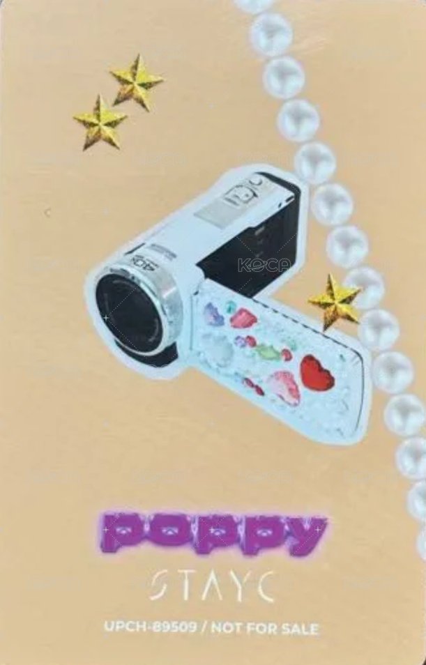 POPPY 單封 專輯卡  背面