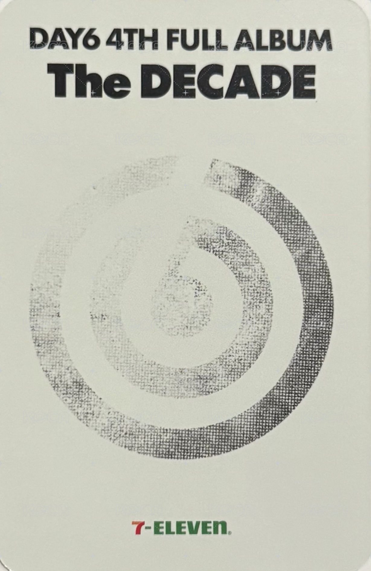 正四 711 幸運卡  背面