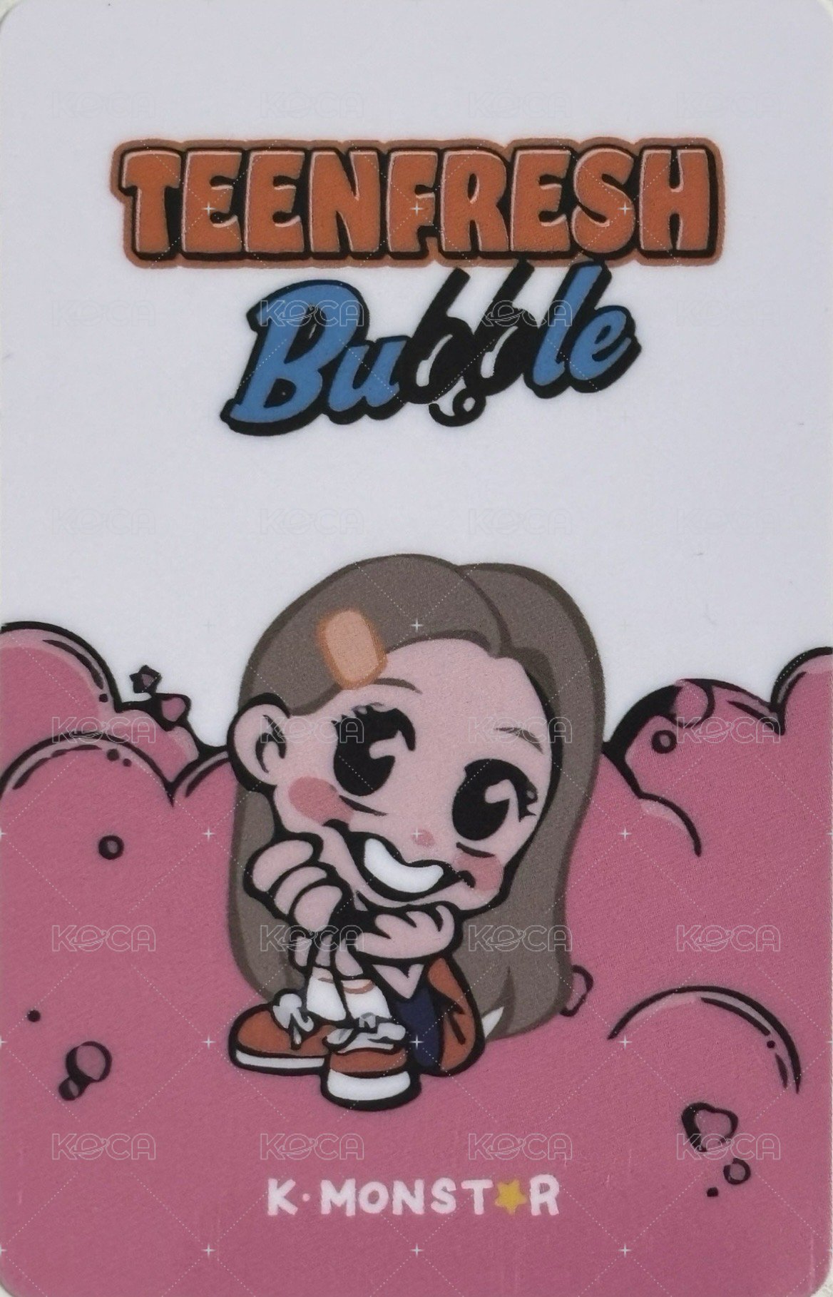 Bubble km 幸運卡 台特 鯛魚燒勾 背面