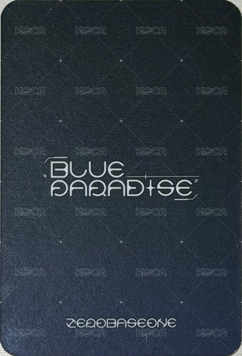 迷五 打歌卡 第一週 背面