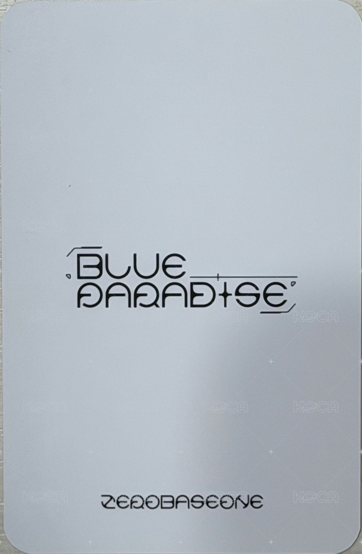 迷五 打歌卡 第二週 背面