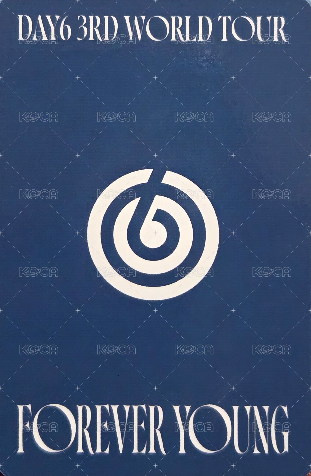 3rd世巡 光州Day1 入場卡 / 場限卡  背面