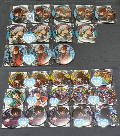 我的英雄學院 我英 原畫徽章