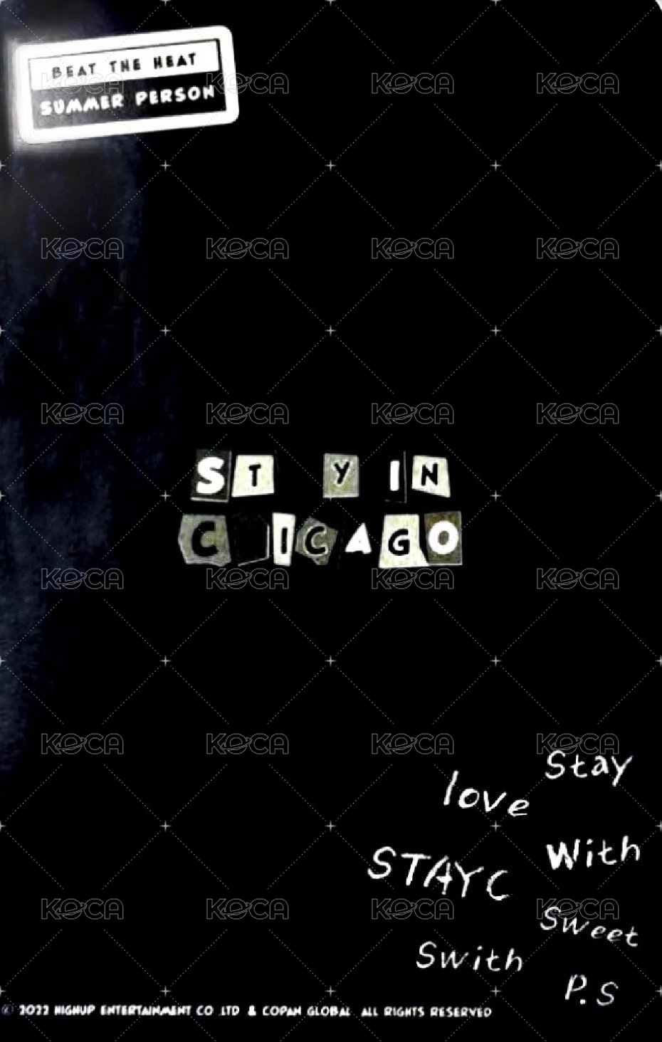 芝加哥 快閃 滿額卡  背面