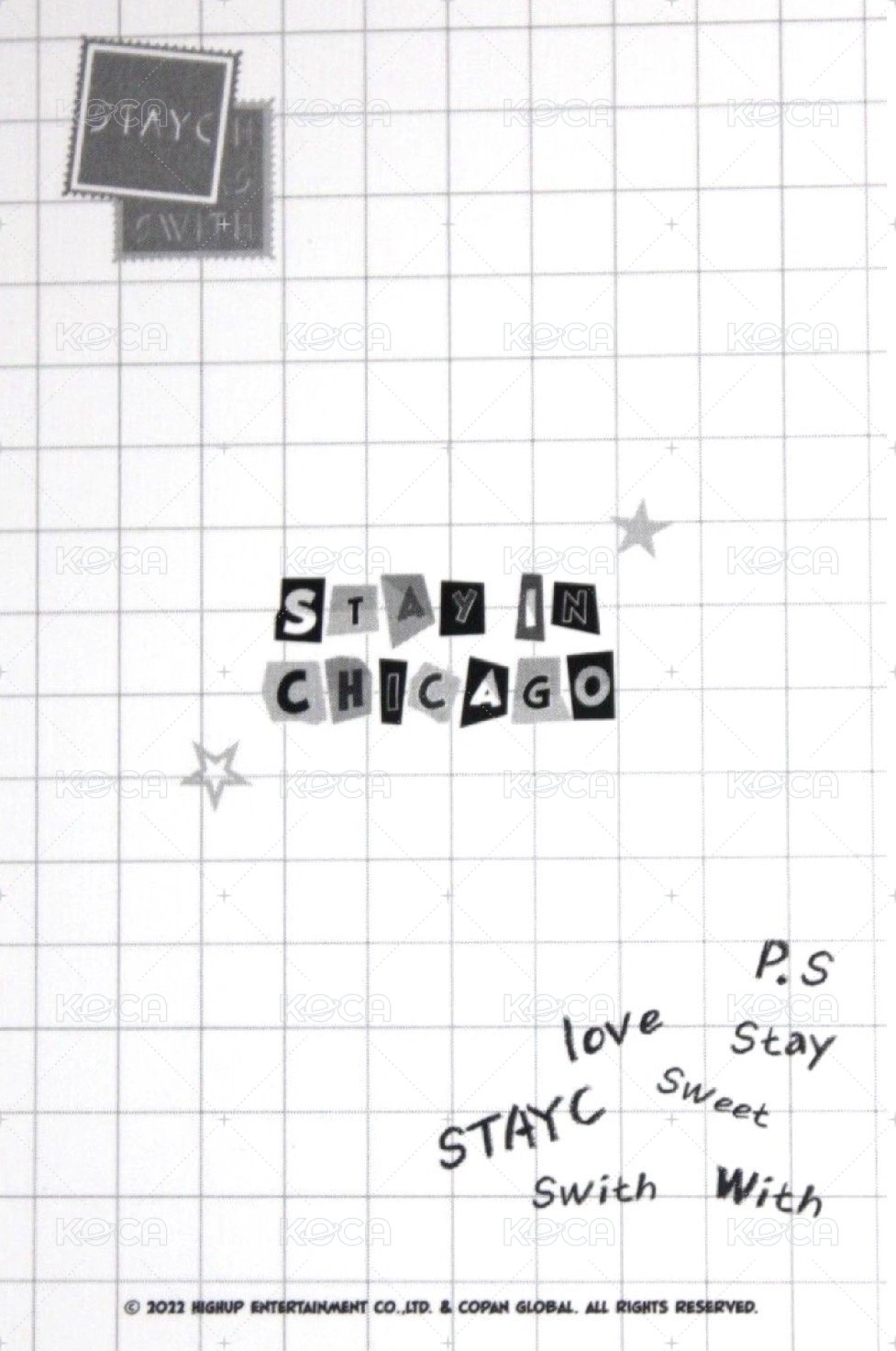 芝加哥 快閃 03 周邊卡  背面