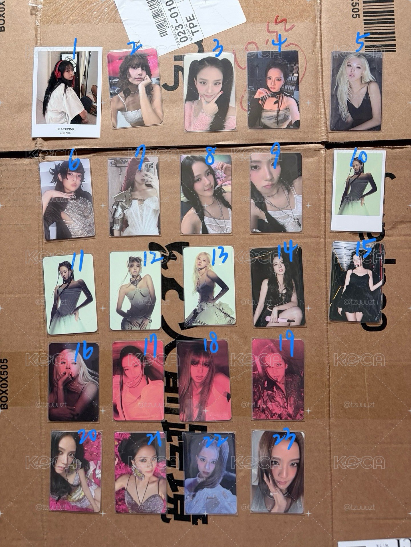 Blackpink 小卡、快閃、空專
