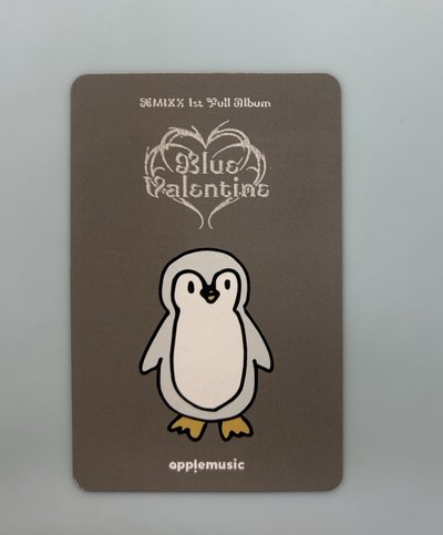 NMIXX AM企鵝吐舌薛😛 手繪卡背