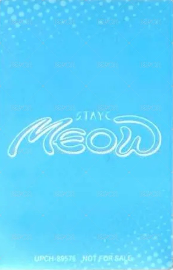 MEOW 專輯卡  背面