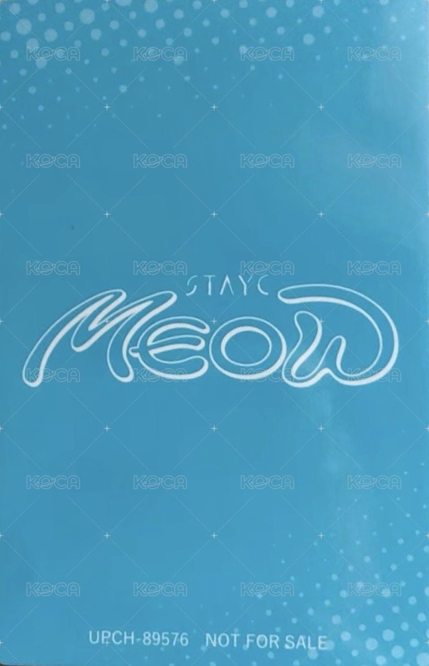 MEOW 專輯卡  背面