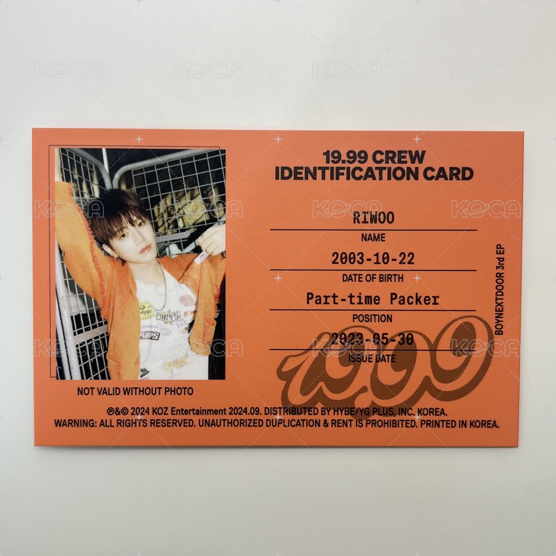 🦦 19.99 id卡