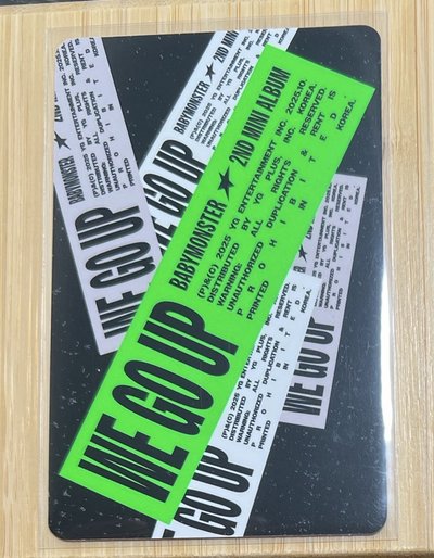 WE GO UP 專輯卡 we ver./AHYEON