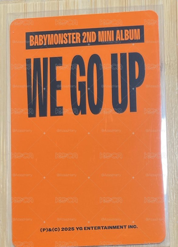 WE GO UP 專輯卡 Go ver./AHYEON