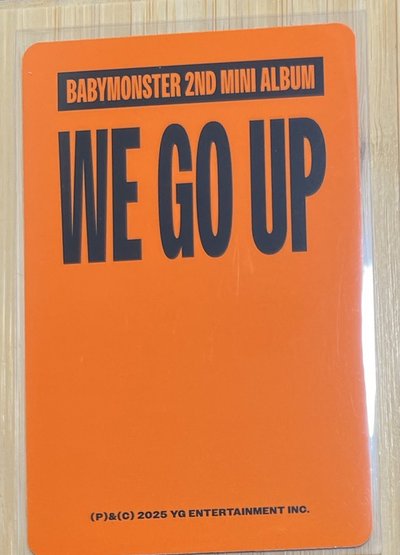 WE GO UP 專輯卡 Go ver./AHYEON