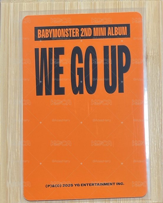WE GO UP 專輯卡 Go ver./RORA