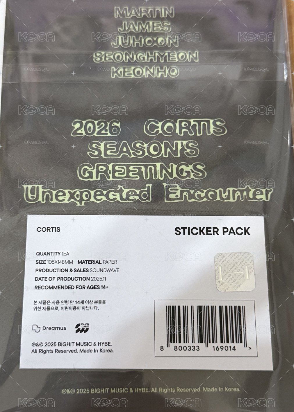 首爾快閃店貼紙組