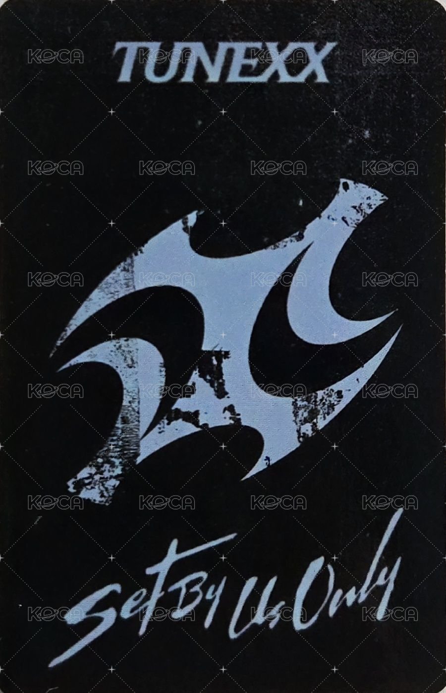 SET BY US ONLY 專輯卡 unset ver. 背面