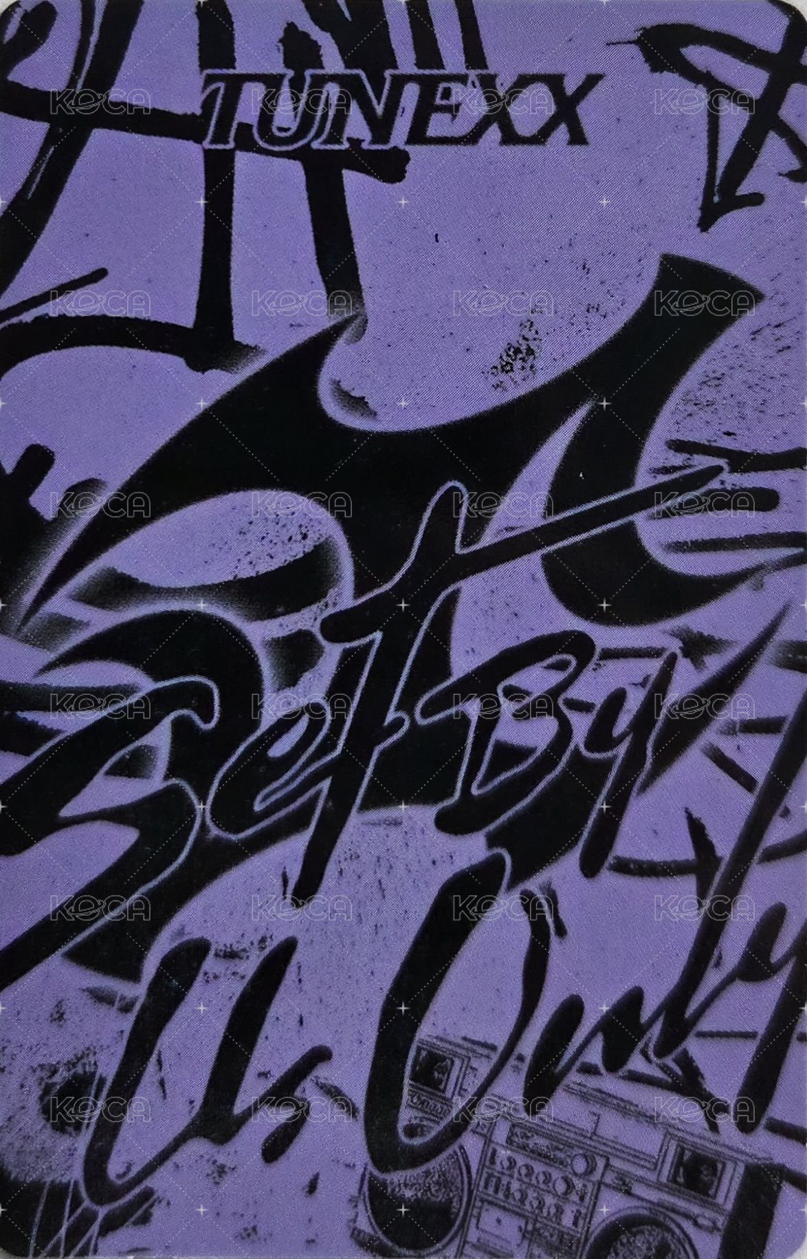 SET BY US ONLY 專輯卡 us only ver. 背面