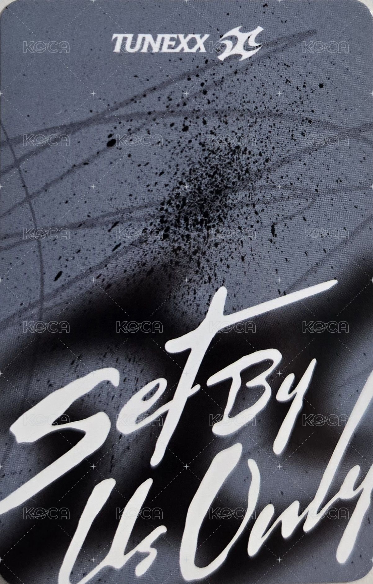 SET BY US ONLY 專輯卡 Platform ver. 背面