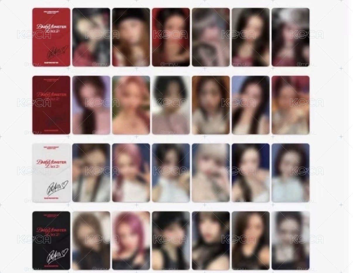 BABYMONSTER 2週年回憶錄小卡「每張只要50/1」