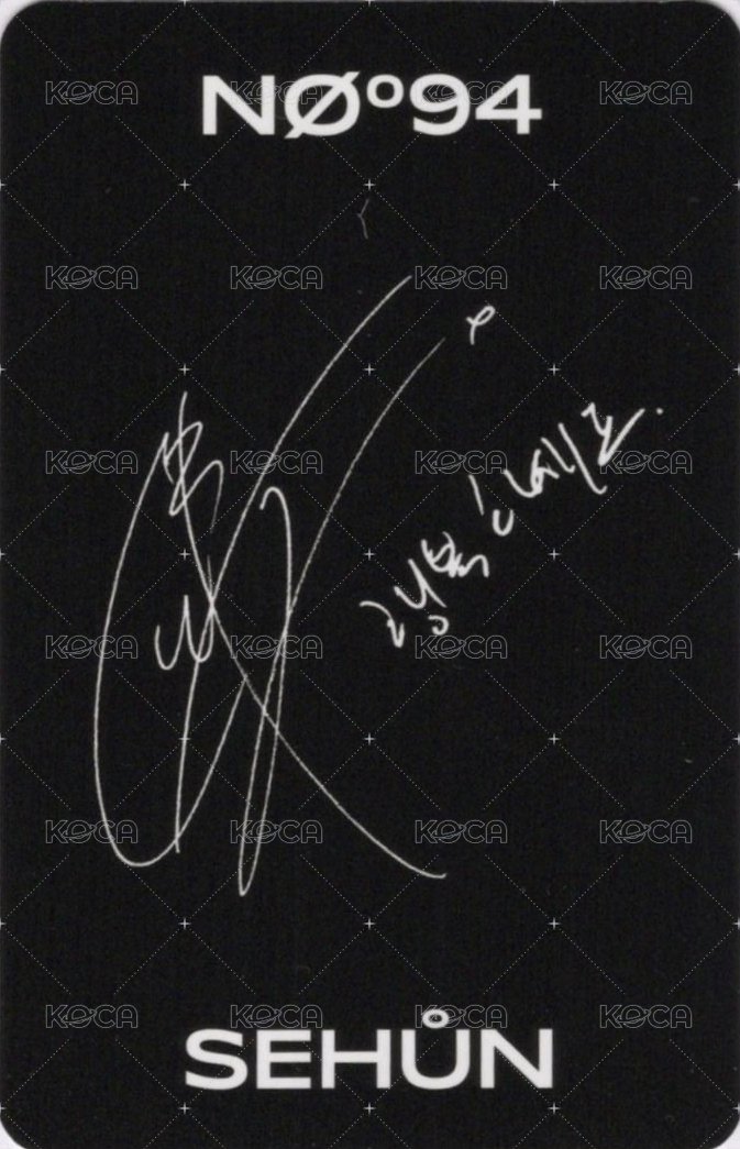 正規六輯 專輯卡  背面