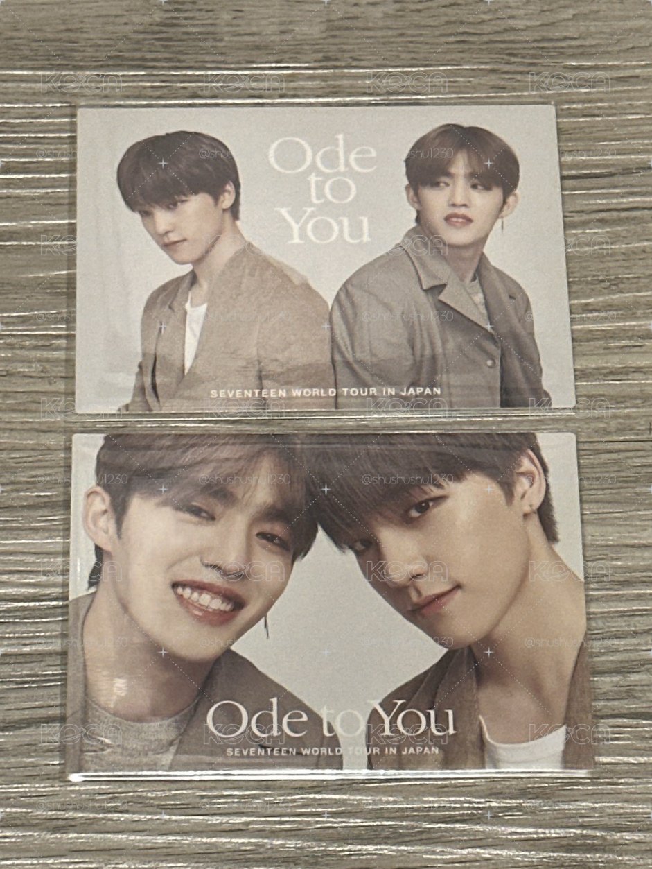 Ode to you 隨機卡 哲燦 兩張合售