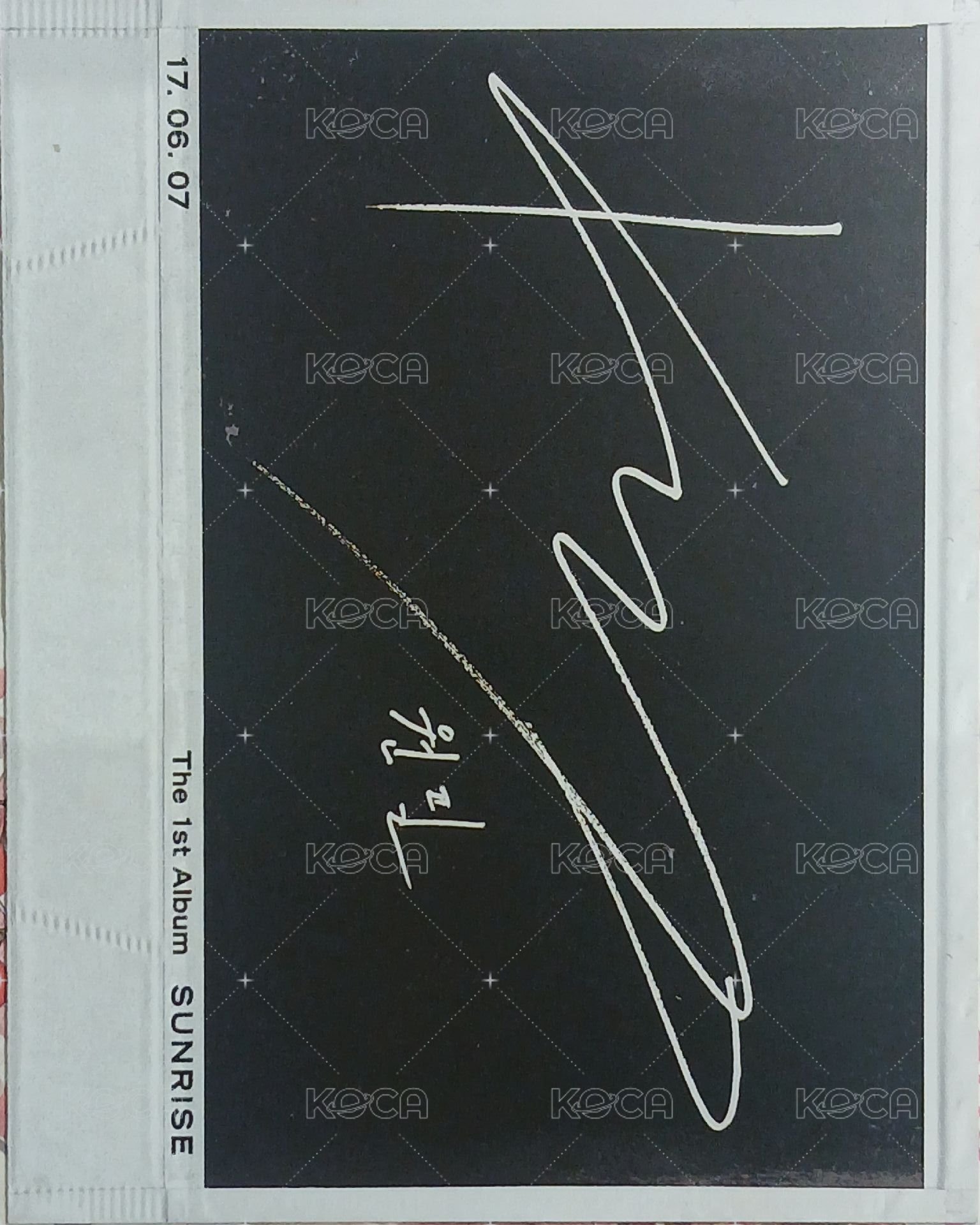 正一 專輯卡  背面