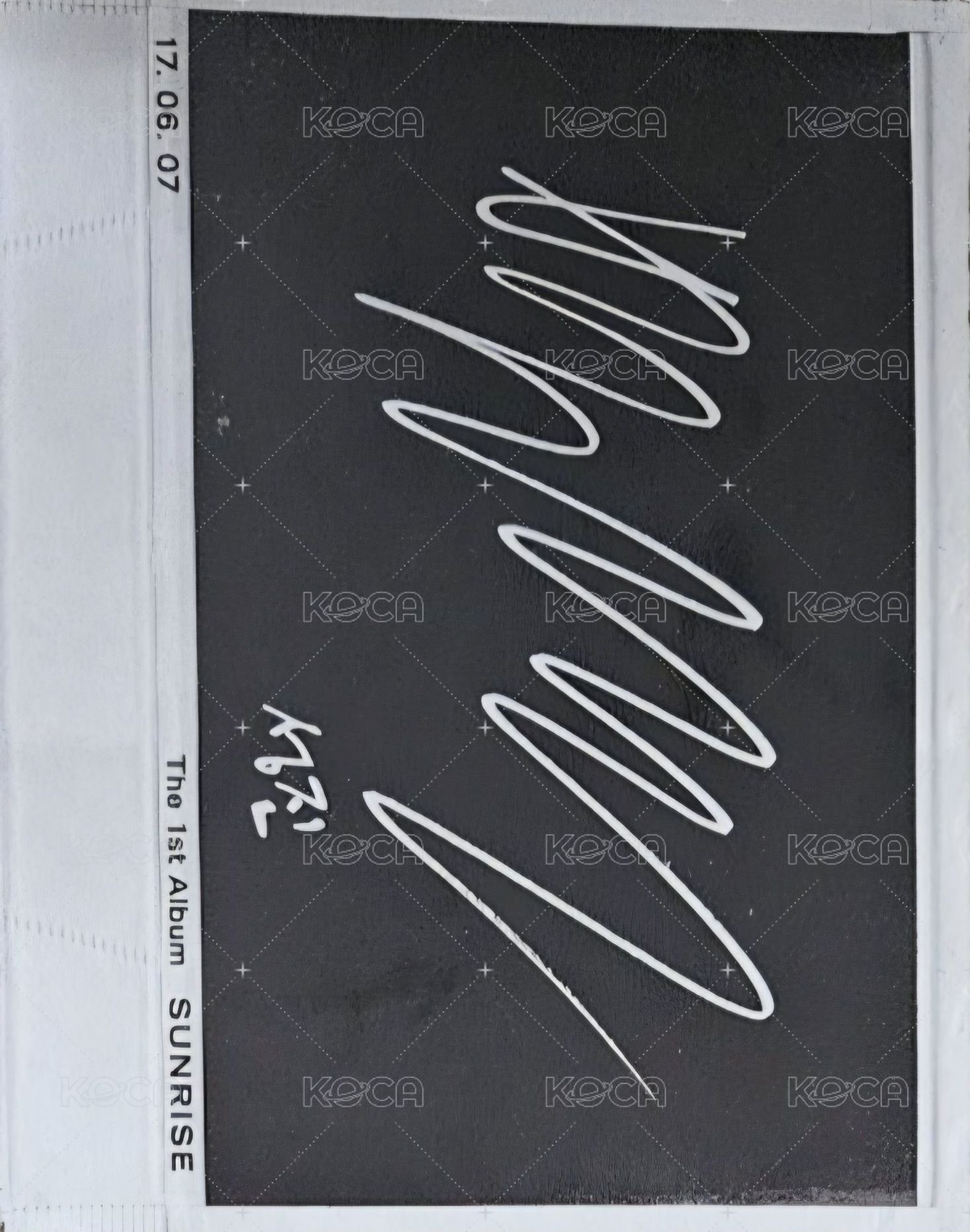 正一 專輯卡  背面