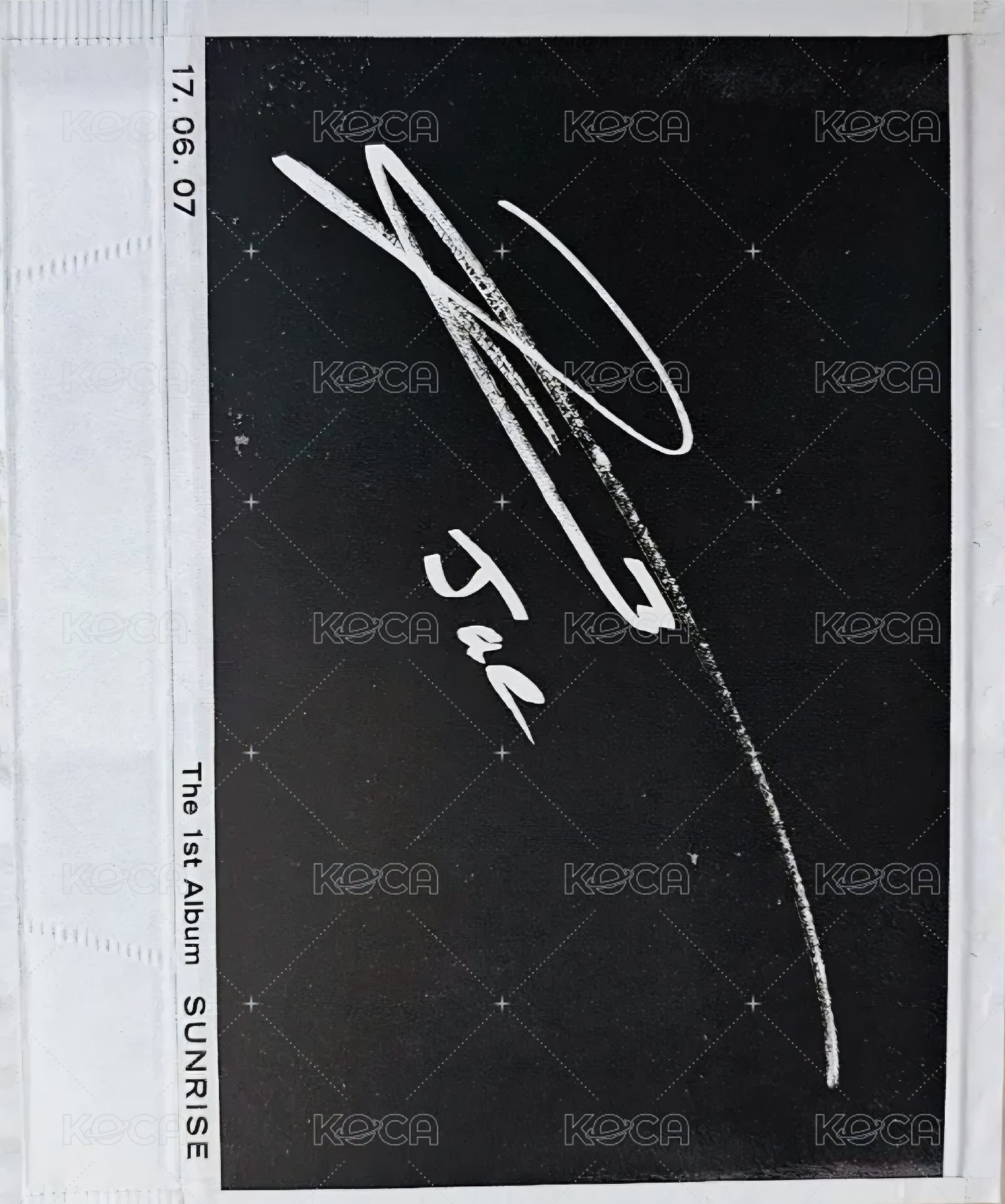 正一 專輯卡  背面