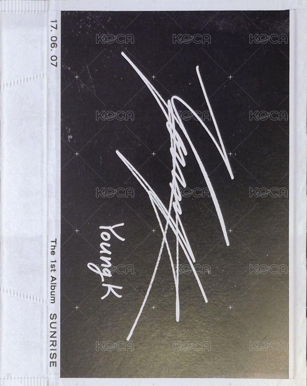 正一 專輯卡  背面