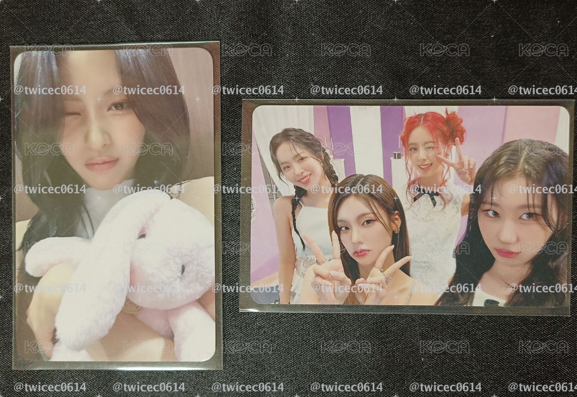 itzy 留中簽卡