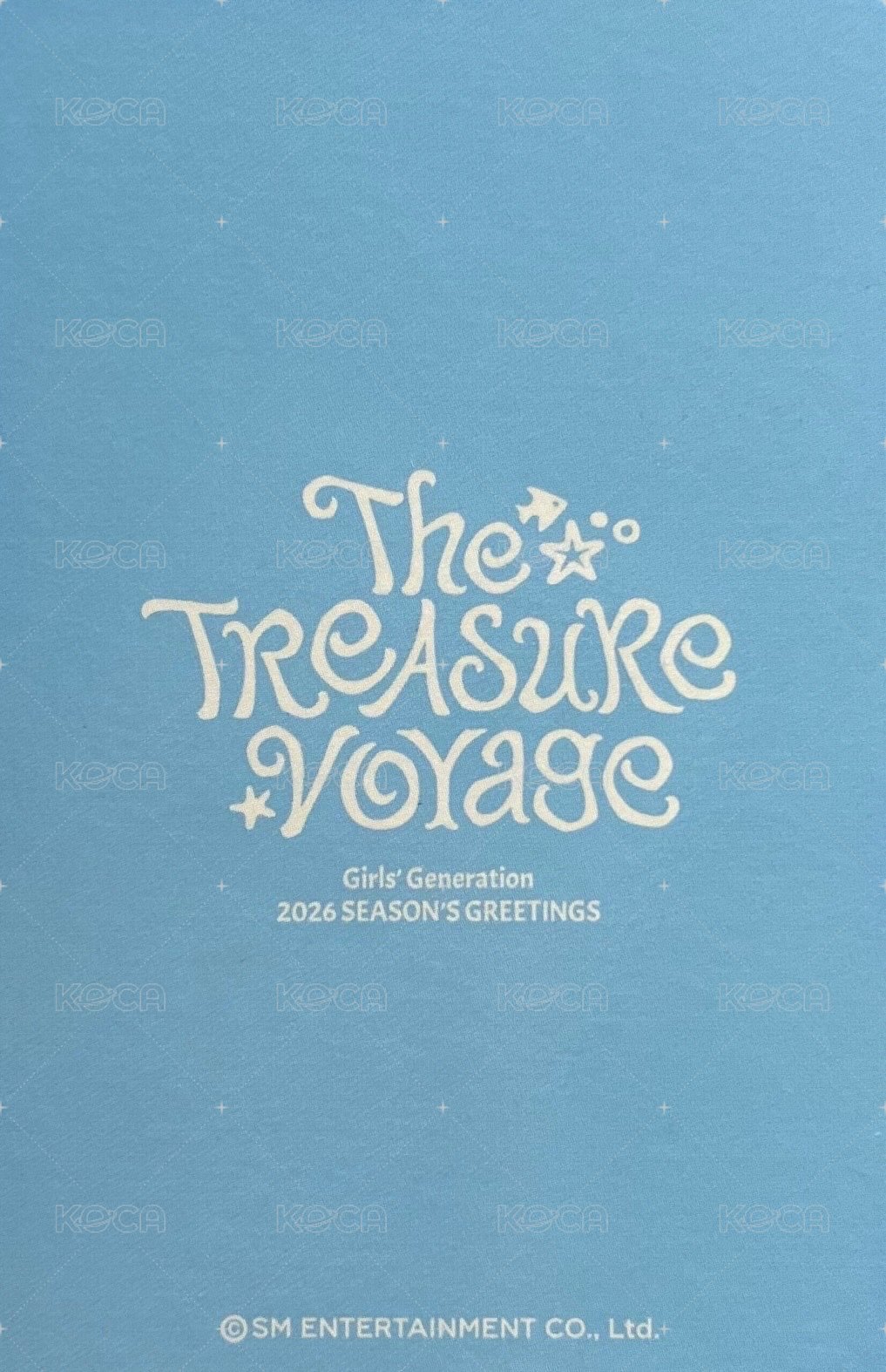 2026年曆 sm 特典卡  背面