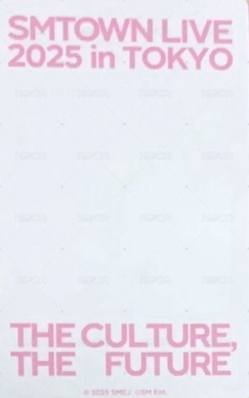 SMT LIVE 2025 東京場 滿額卡  背面