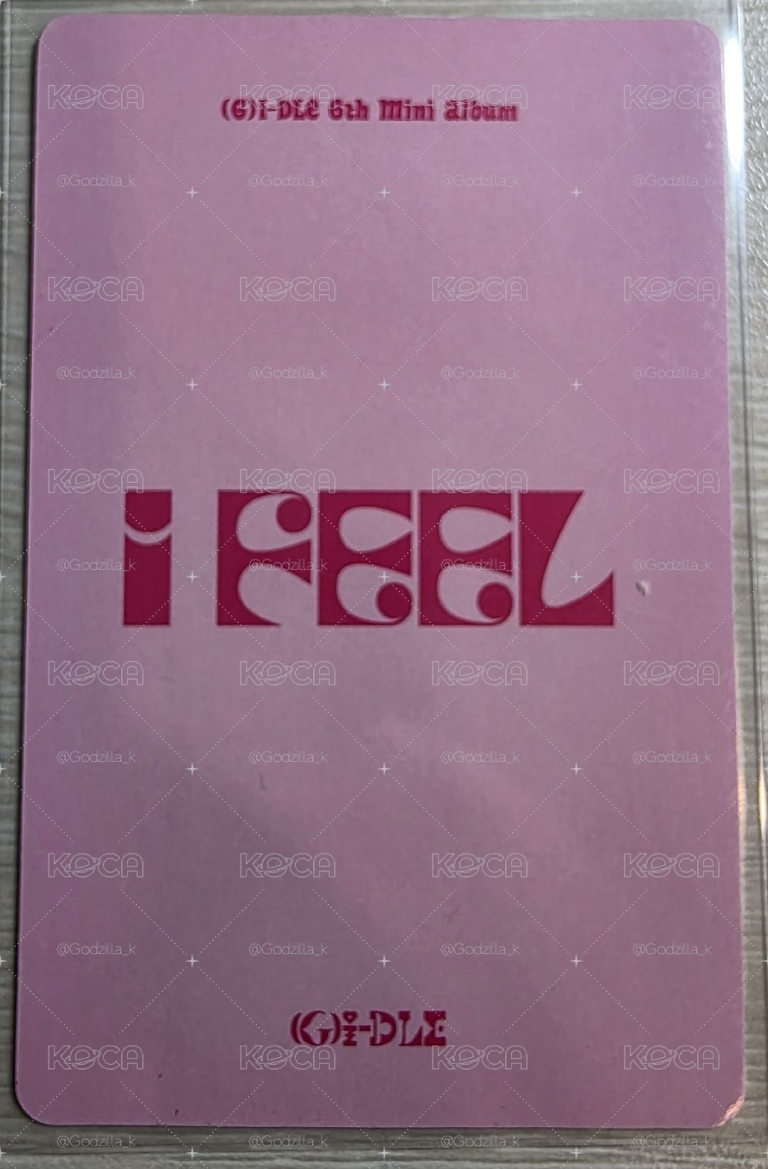 I feel yzy 幸運卡  ver.B 米妮