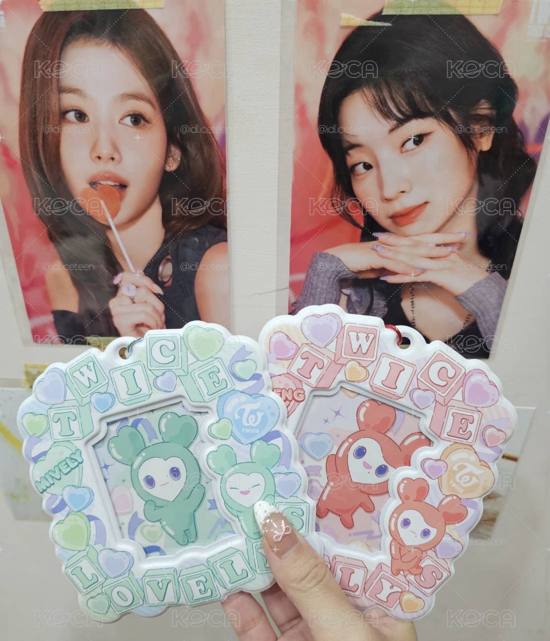 萬代食玩 TWICE卡套 MINAx彩瑛