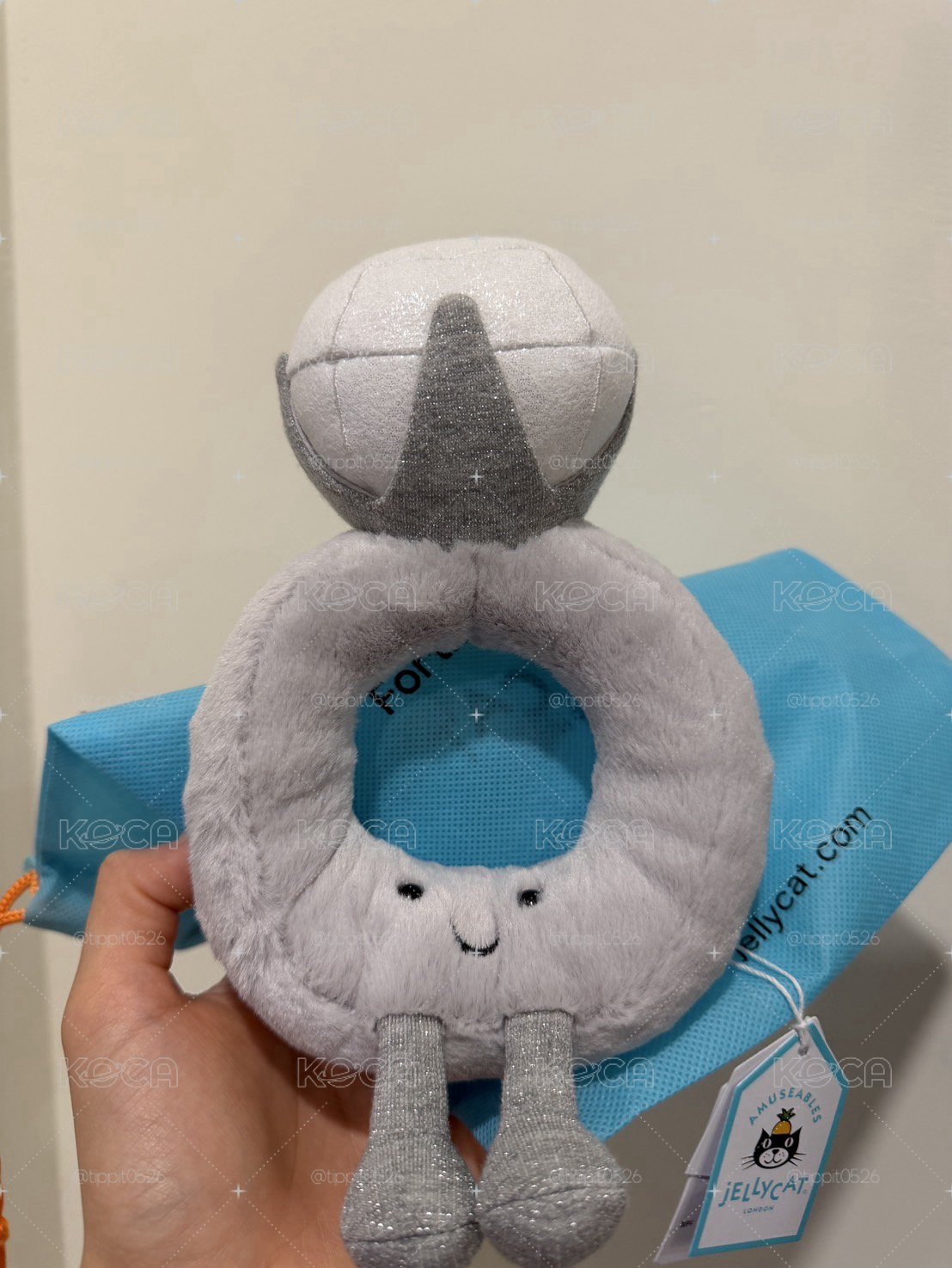 Jellycat 婚戒20cm