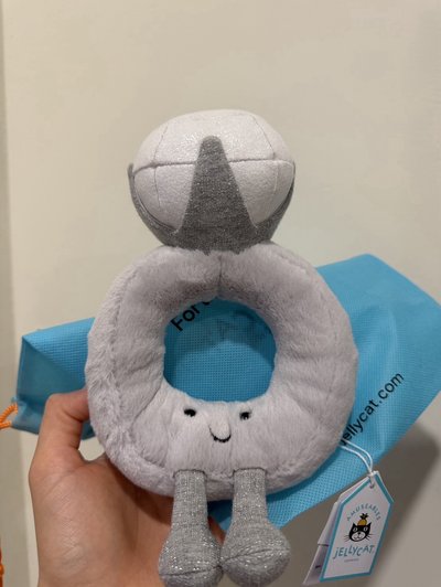 Jellycat 婚戒20cm