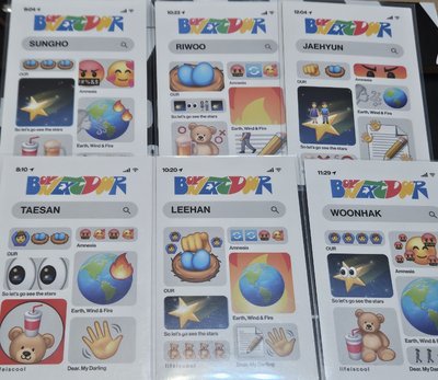 Boynextdoor迷因卡一套6張