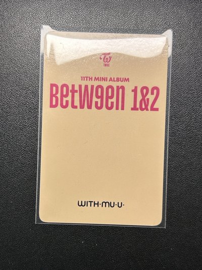 定延 BETWEEN 1&2 wm特典卡