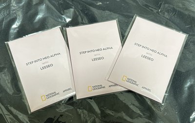 全新未拆 IVE 李瑞 國家地理2.0代言小卡