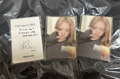IVE REI × Misekiseoul 代言卡 